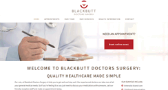 Desktop Screenshot of blackbuttdoctors.com.au